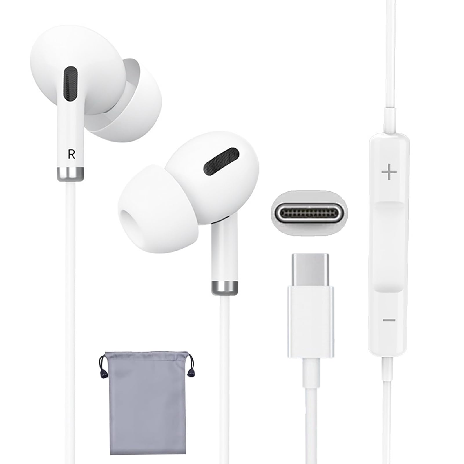 Unfoto イヤホン タイプC 有線【2026新版・HiFi音質強化】USB-…