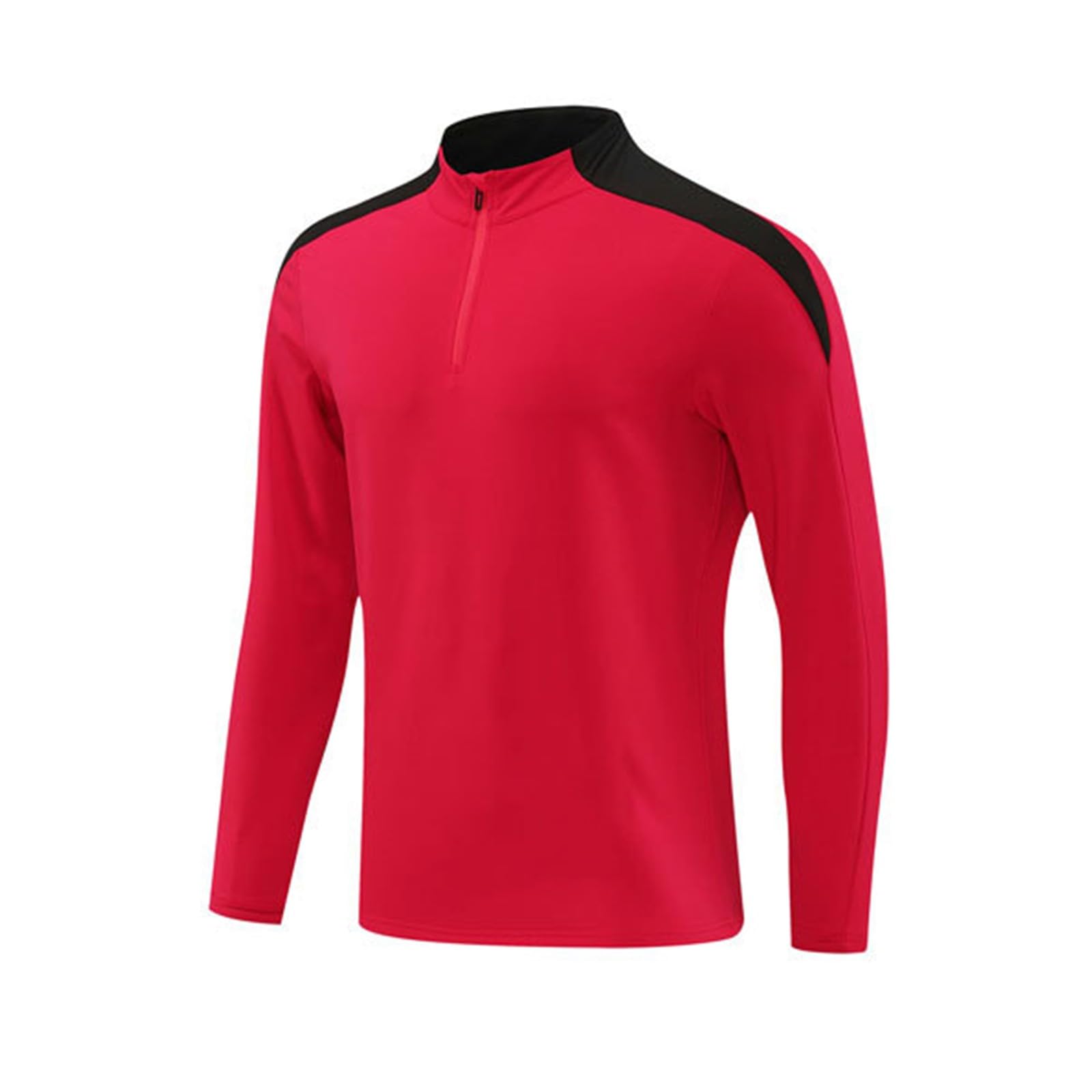 Tute da calcio da uomo, tuta da corsa da uomo con mezza zip, set da 2 pezzi