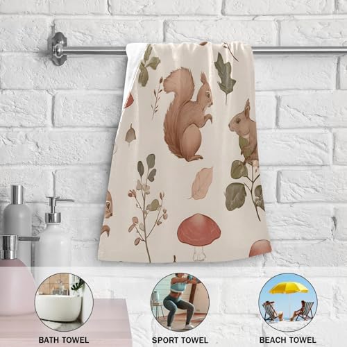 Toallas de algodón decorativas de alta suavidad, pack de 2 toallas absorbentes de diseño 7