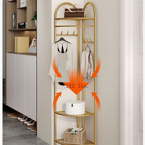 Cintres autoportants multifonctionnels d'angle pour petits appartements - 4