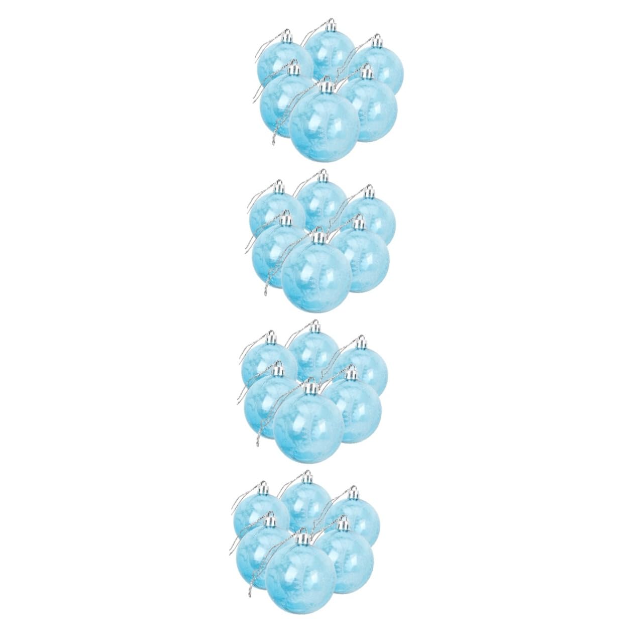 Décorations de Noël Cabilock en plastique : pendentifs multicolores et suspensions incassables