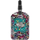  Le sac de voyage en cuir d\'unité centrale marque les étiquettes de valise conception personnalisée musicale