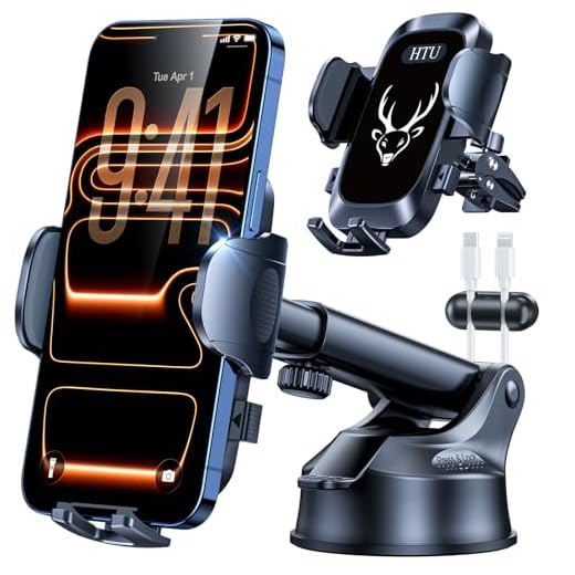 【Upgraded Strongest Suction & Pro Military-Grade】Ultimate Car Phone Mount【360°Rotatable Suction】Cell Phone Holder Truck Stand for Dashboard Windshield Vent for iPhone 18 Pro Max Samsung,Graphite Black
