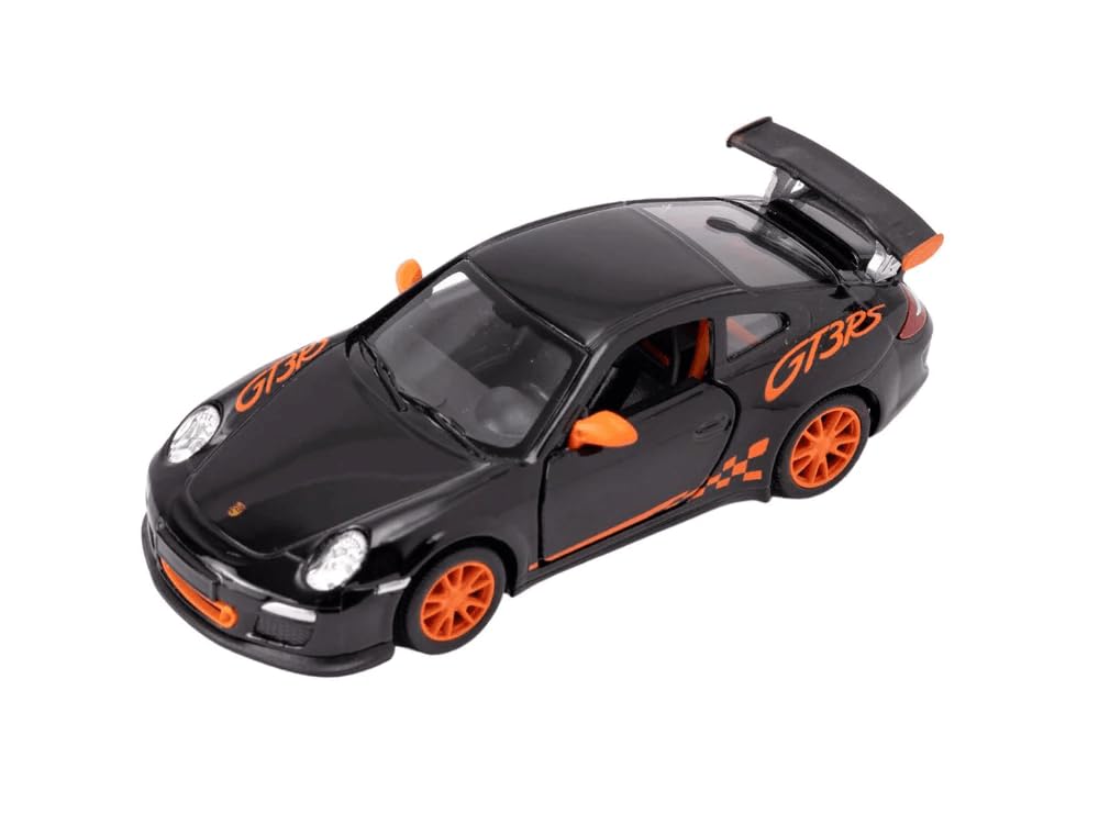 Easy Toys Model Car Compatible with Porsche 911 GT3. Scale Toy Car with Opening Doors. Car modeling. (997 Black)
