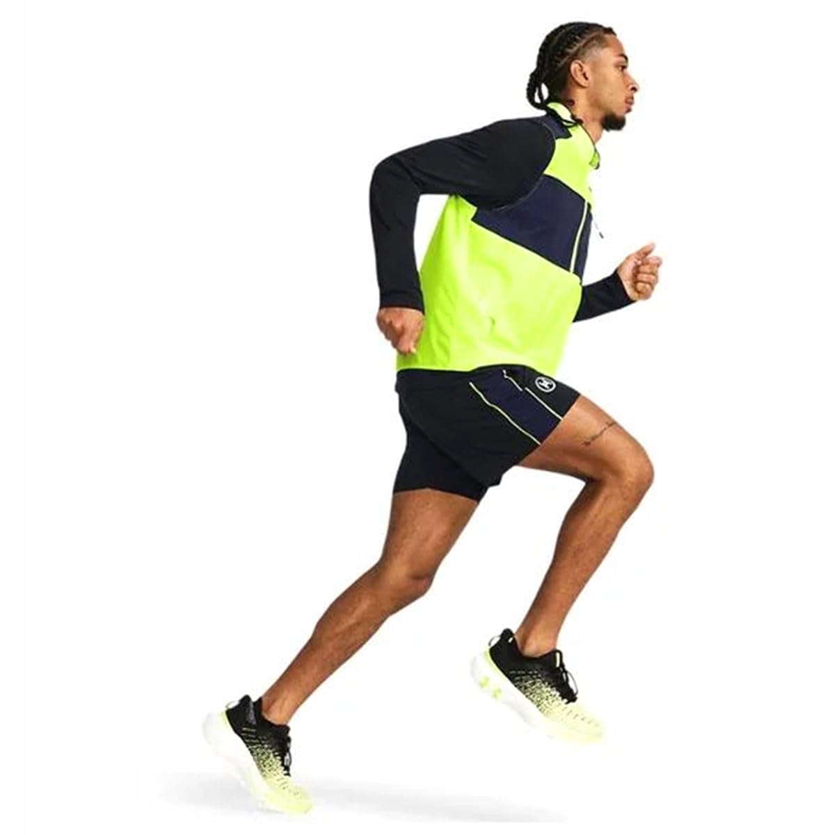 Under Armour Herren Run Everywhere Short Laufbekleidung Shorts Schwarz - Dunkelblau L