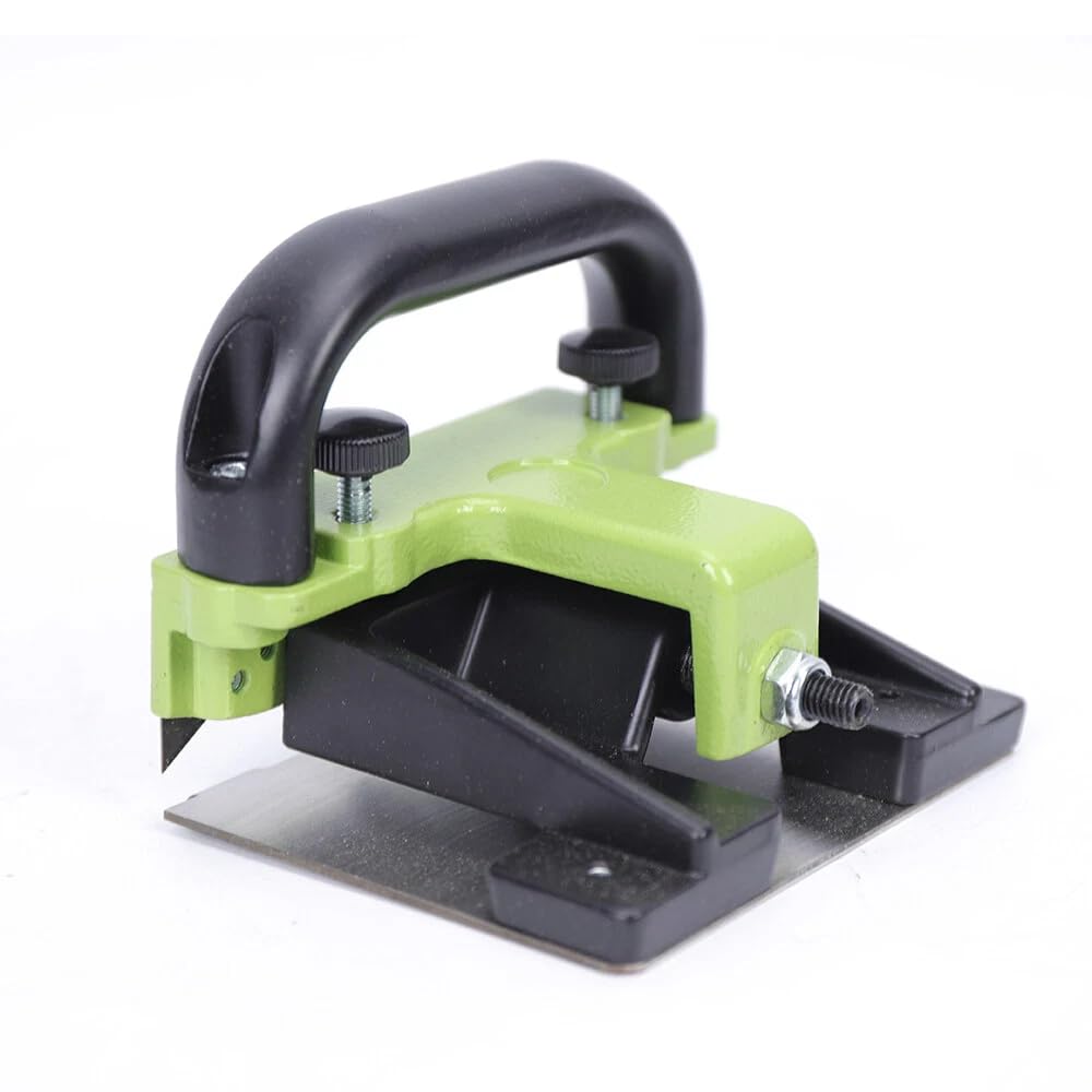 PVC Bodenschneider Kompakter Fugen Schneider mit Einstellbarer Schnitttiefe & Trapezklingen Bodenschneidermesser für PVC-Boden-Schneider Heim & Büro Renovierung