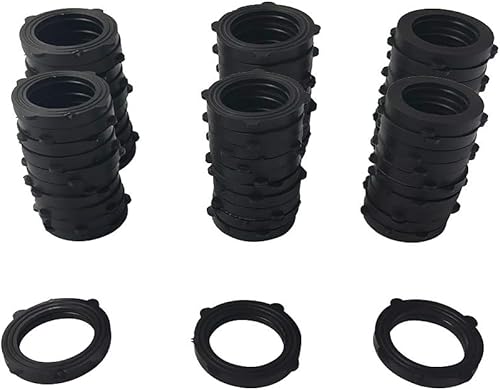 Miniatura 6 de HQMPC Juntas de manguera Junta de manguera de jardín, juntas de conector de manguera, junta tórica, 30 unidades, a prueba de fugas
