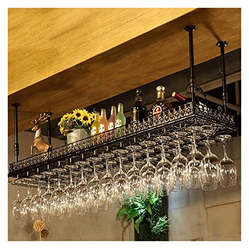 Organizador de botellas de vino de hierro para colgar en pared LWX