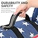 Queenmore Cat Life Jacket, XXS Extra Small Dog Life Vest for Swimming, American Flag Puppy Swimming Vest for Boating, Lightweight Small Dog Shark Swim Jacket with Rescue Handle/Leash Hook