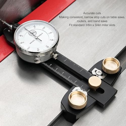Gabarit à déchirure fine pour scie à ruban de table outil de coupe précis en aluminium - 4