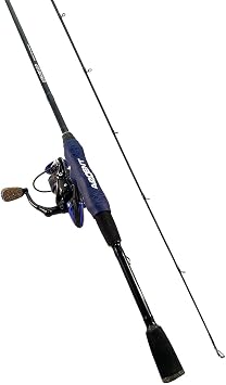 Ardent Big Water Comfort Grip Fishing Reel and Rod Combo/Fresh & Salt Water Fishing Reels/Medium-Heavy Action / 7 6 Rod / 5.11 Gear Ratio / 2 Piece Fishing Rod and Reel