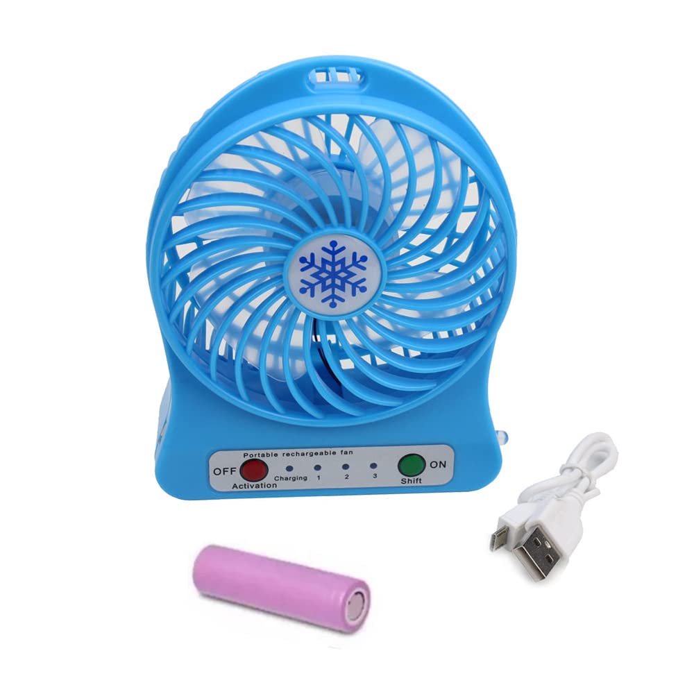 Red & Light Portable 3 Gear Speed Cooling Fan Mini USB Fan Useful In
