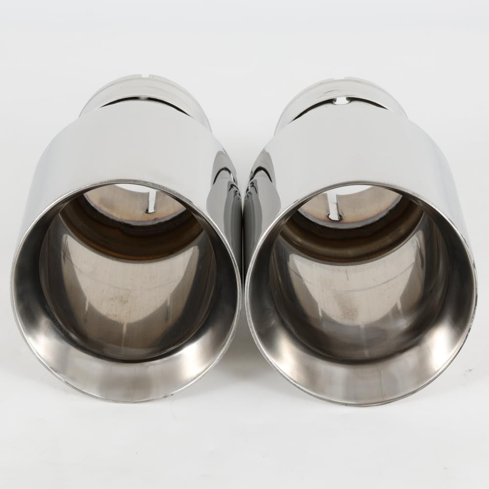 Car Exhaust Muffler Pipe Pasuje do BMW Benz AUDI akcesoriów samochodowych VW Rura tłumika Tłumik Samochodowy(IN 63MM OUT 76MM)