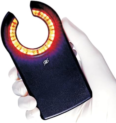 Medical Vein Finder, Professional LED Infrared Detection Device, Black, Portable, 3-in-1 System for Infants, Illuminated Horseshoe Display