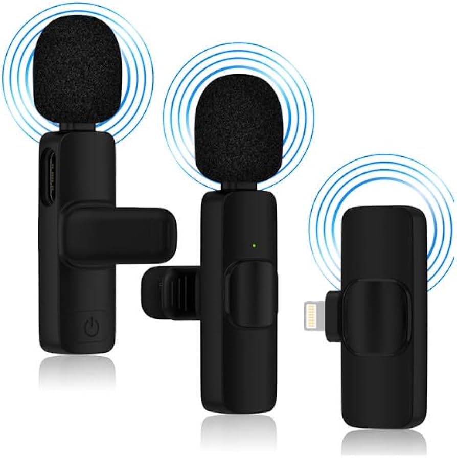 Amazon.co.jp: GAEF ピンマイク ワイヤレスマイク iPhone/iPad用【2人