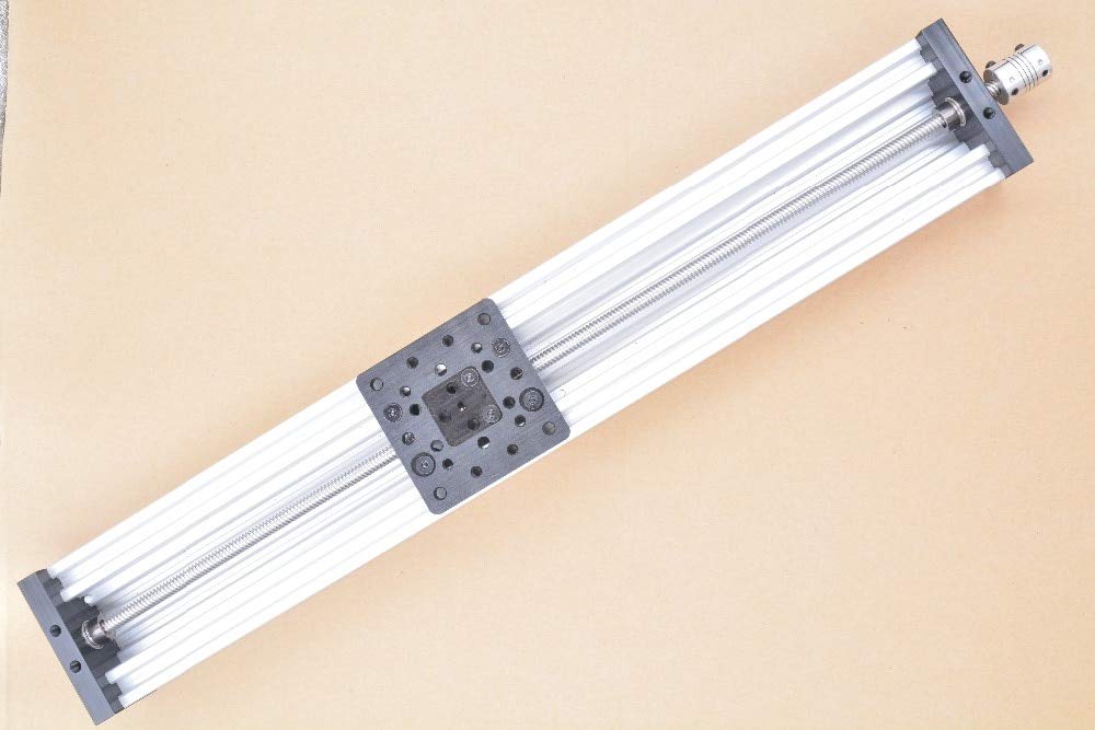 Lysee 3D Printer Parts & Accessories - Funssor 8mm Lead Screw Z axis DIY CNC Sliding Table Travel 250/300/400/500mm T8 Screw Linear Actuator Bundle kit - (Size: 250mm)