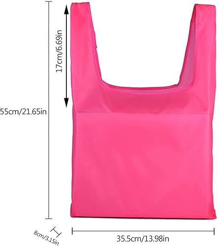 Miniatura 3 de Bolsas de comestibles de tela reutilizables plegables reciclables para compras asas compactas a granel bolsa fuerte resistente