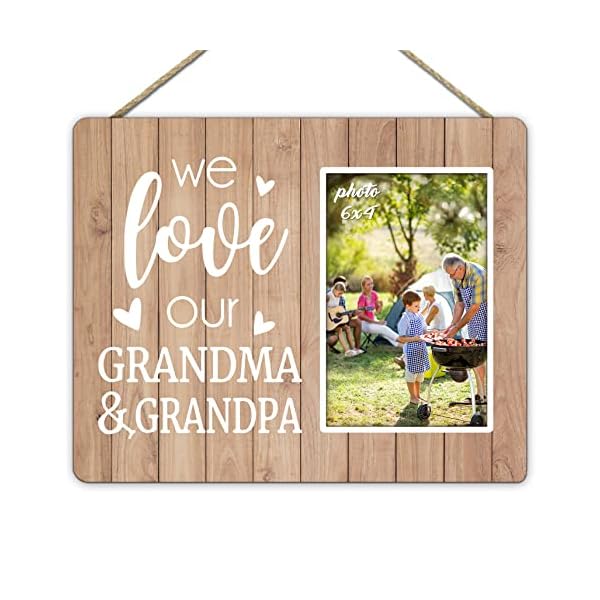   Grandparents-Gifts-Picture-FrameGrandmaGrandpa-Birthday-Christmas-Fathers-Day-Thanksgiving-Gift-From-GrandchildrenGrandparents-Wall-Tabletop-Photo-Frame-46We-Love-Our-Grandma-Grandpa-F116