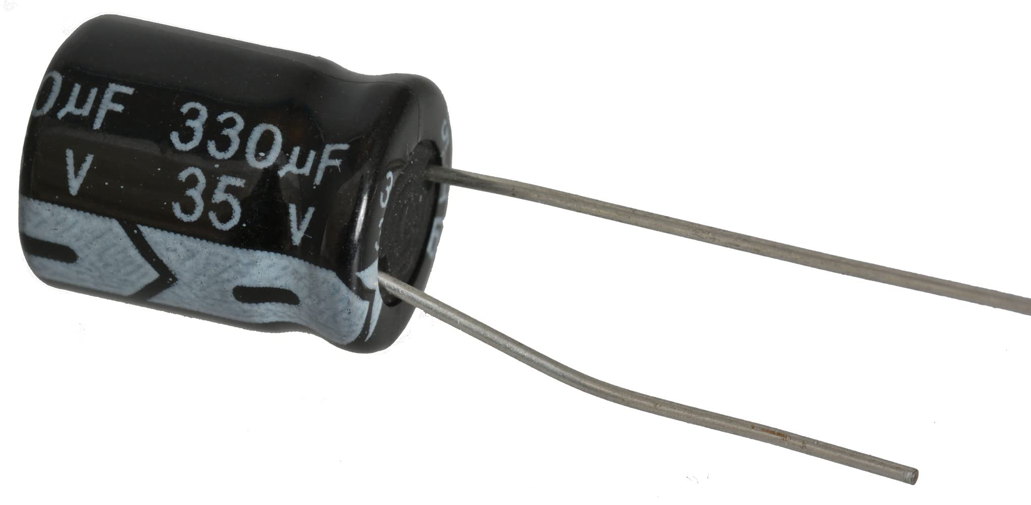 Jameco ValuePro EEU-FC1V331L-JVP Capacitor Radial 330 uF 35 VDC 20% 105C 10x12x5mm