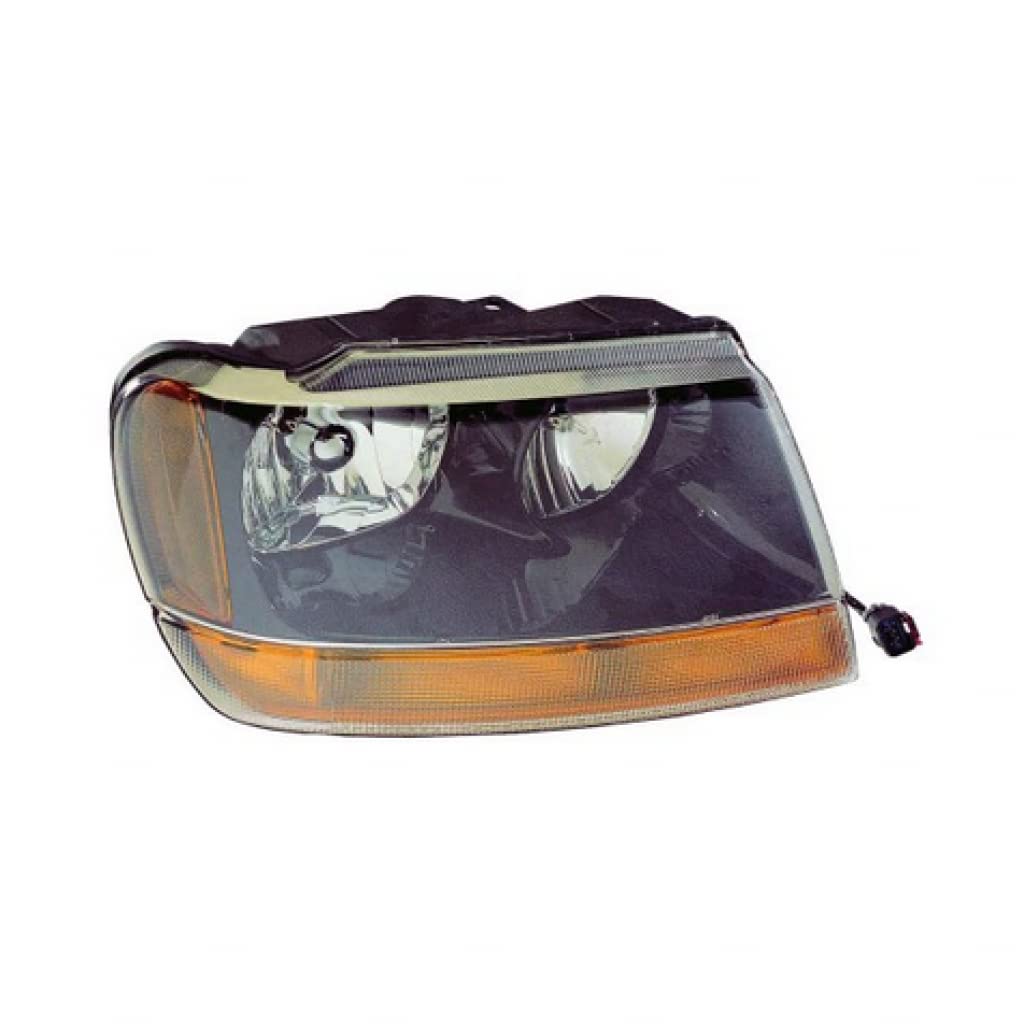 Amazon.com: For Jeep Grand-Cherokee Headlight 1999-2004 Passenger  