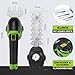 WORKPRO Gartenschere 3,6V, handliche Grasschere und Strauchschere elektrisch mit 2 Messern 2.000mAh Akku und Typ C Kabel, 2 in 1 Rasenkantenschneider Schnittbreite 7.5cm, Schnittlänge 12cm