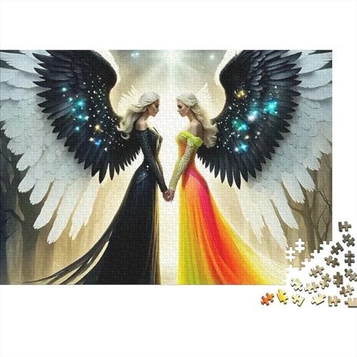 Rompecabezas Alas de Ángel para adultos, juego de 1000 piezas en formato de 38x26cm