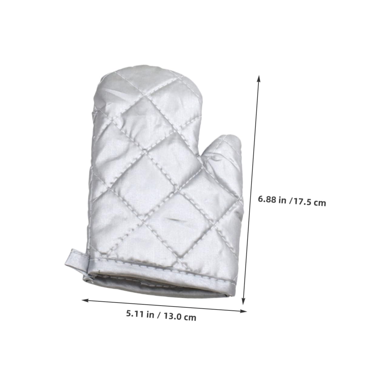 ULTECHNOVO 1 Pair Oven Mitts Heat Resistant Insulation Gloves for Baking Microwave Use Protective Kitchen Mittens for Young Cooks