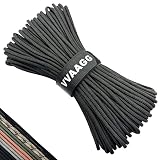 VVAAGG 550 Paracord 100FT, Strong Heavy-Duty Survival Rope, Tactical Parachute Cord, Outdoor Camping