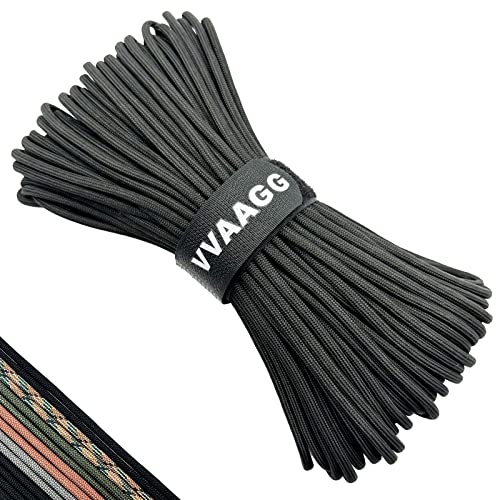 Vvaagg 550 Paracord 100Ft, Strong Heavy-Duty Survival Rope, Tactical Parachute Cord, Outdoor Camping Gear Tent Rope #TOP5