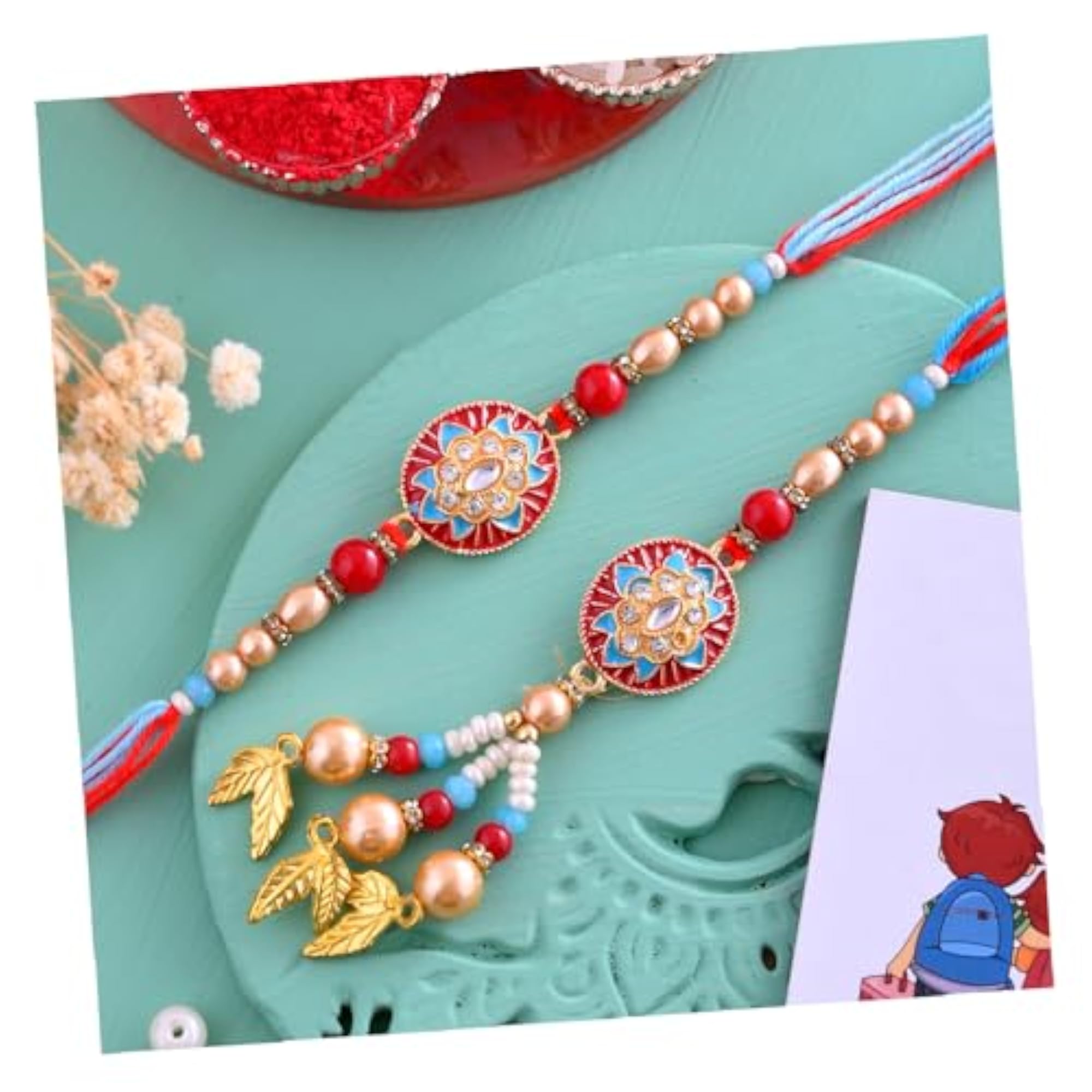 Rakhi Gift Combo with Ganesh Idol for Rakshabandhan