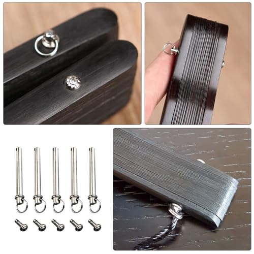 Accessoires pour clous d'éventails pliants et attaches en acier - 4