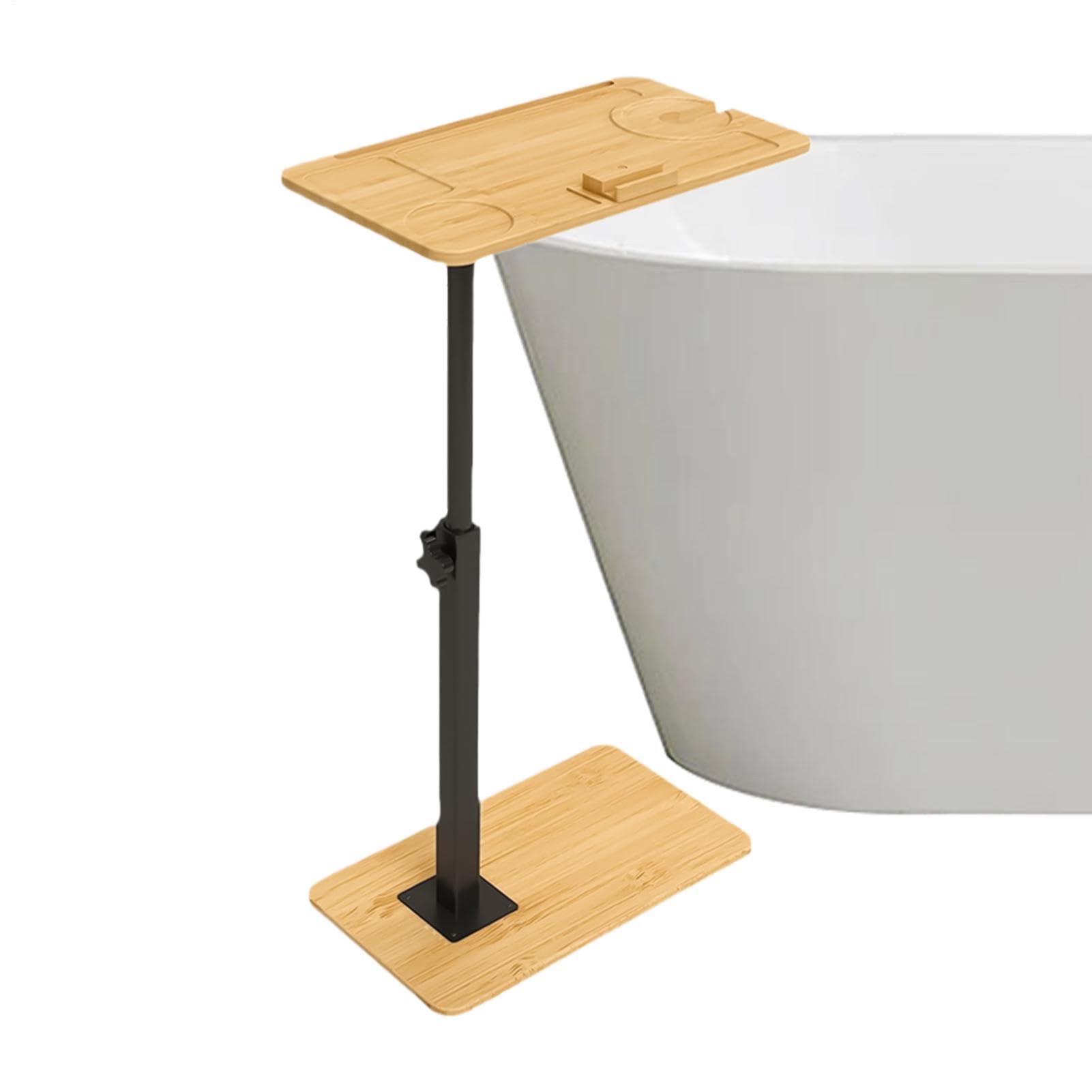 Generico Height Adjustable Table, Couch Side Table, Living Room End, Small Space Table, Height Adjustable Snack Side Tables for Small Spaces, Ideal for Adding Functionality to Your Living Room