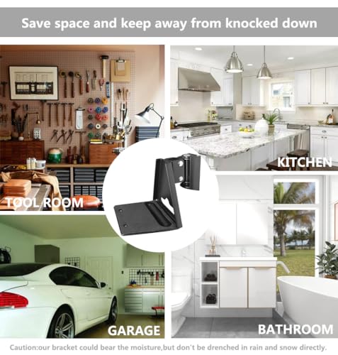Image of Wall Mount Bracket for Sonos Era 300 Speaker (Swivel and Tilt,Easy to intall,Compatible with Sonos Era 300,Single pc, Black)