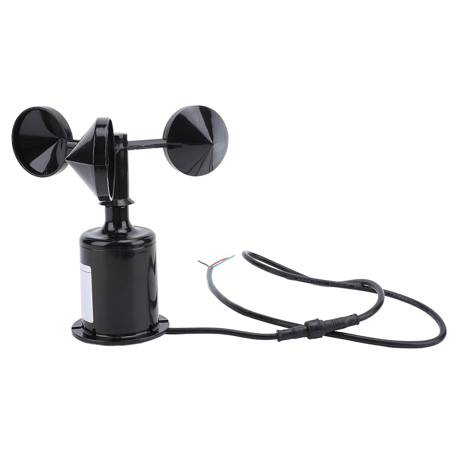 Wind Speed Monitoring Sensor with 0 8m Cable 3 Vane/Wing High Accuracy Anemometer Sensor Wind Speed DC 5V High Low Material Long is Premium Material of ABS