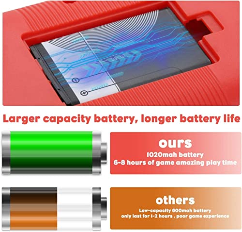 Fivejoy-Negro-o-Rojo-Consola-de-Juegos-Portatil-Consola-Retro-Juegos-Clasicos-Juegos-Electronicos-Portatiles-Soporte-TV-Juegos-Portatiles-y-Dos-Jugadores