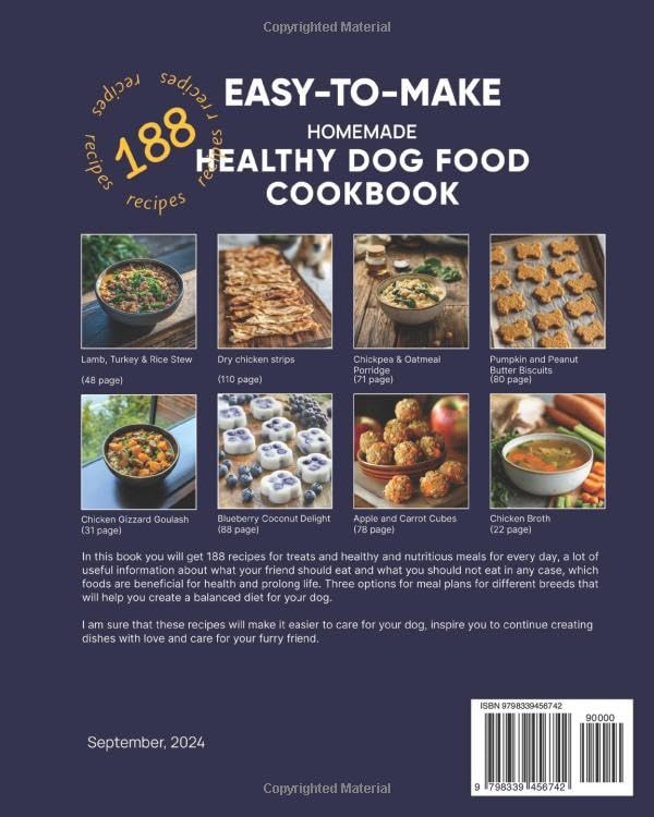 Homemade Healthy Dog Food Cookbook Balanced Recipes Simple Prep Boost Puppy Longevity and Happiness