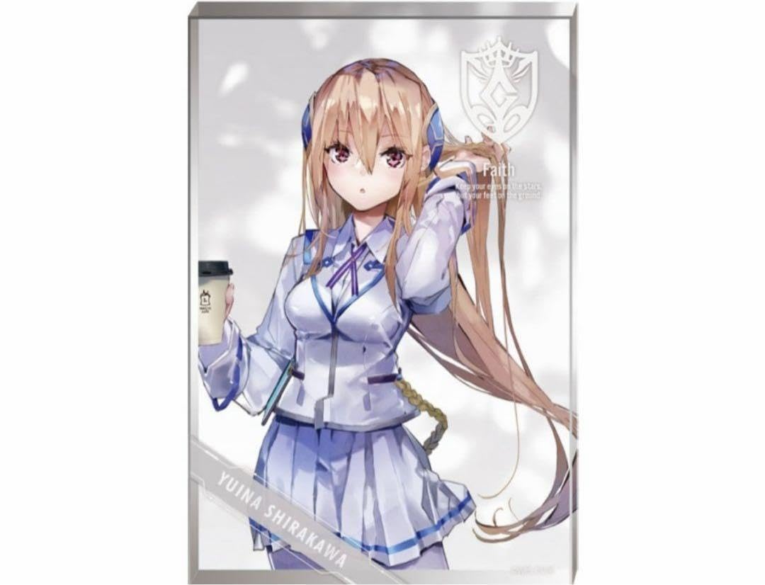 Amazon.co.jp: ヘブバン 白河ユイナ アクリルブロック : おもちゃ