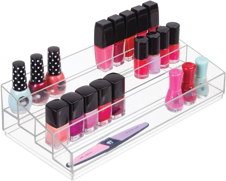 Boîte De Maquillage Joligrace Avec Plateaux Amovibles - Rangement Vernis à Ongles, Cosmétiques, Bijoux