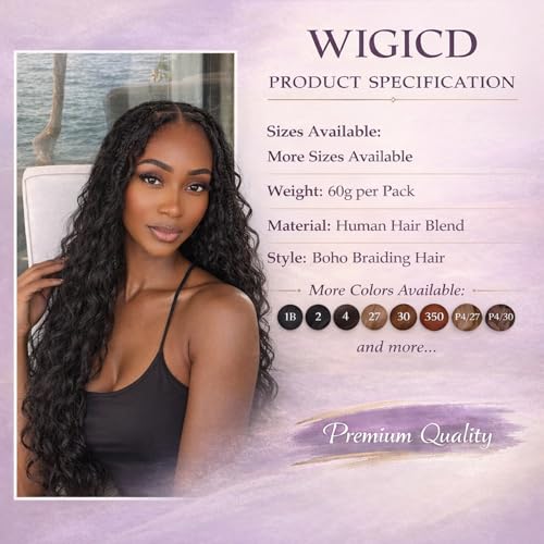 Human Hair Blend For Braiding
