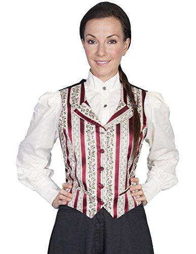 Scully Rangewear Women's Rangewear Wallpaper Stripe Vest - Rw562bur