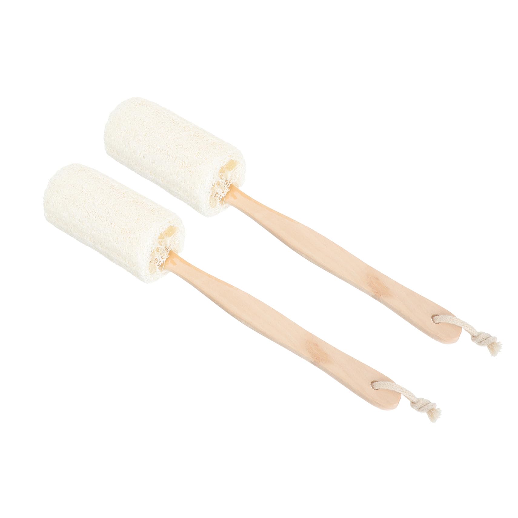 DOITOOL 6piezas Cepillo De Madera Para Exfoliación Esponja De Natural Para Limpieza De Para Cuerpo y Masaje