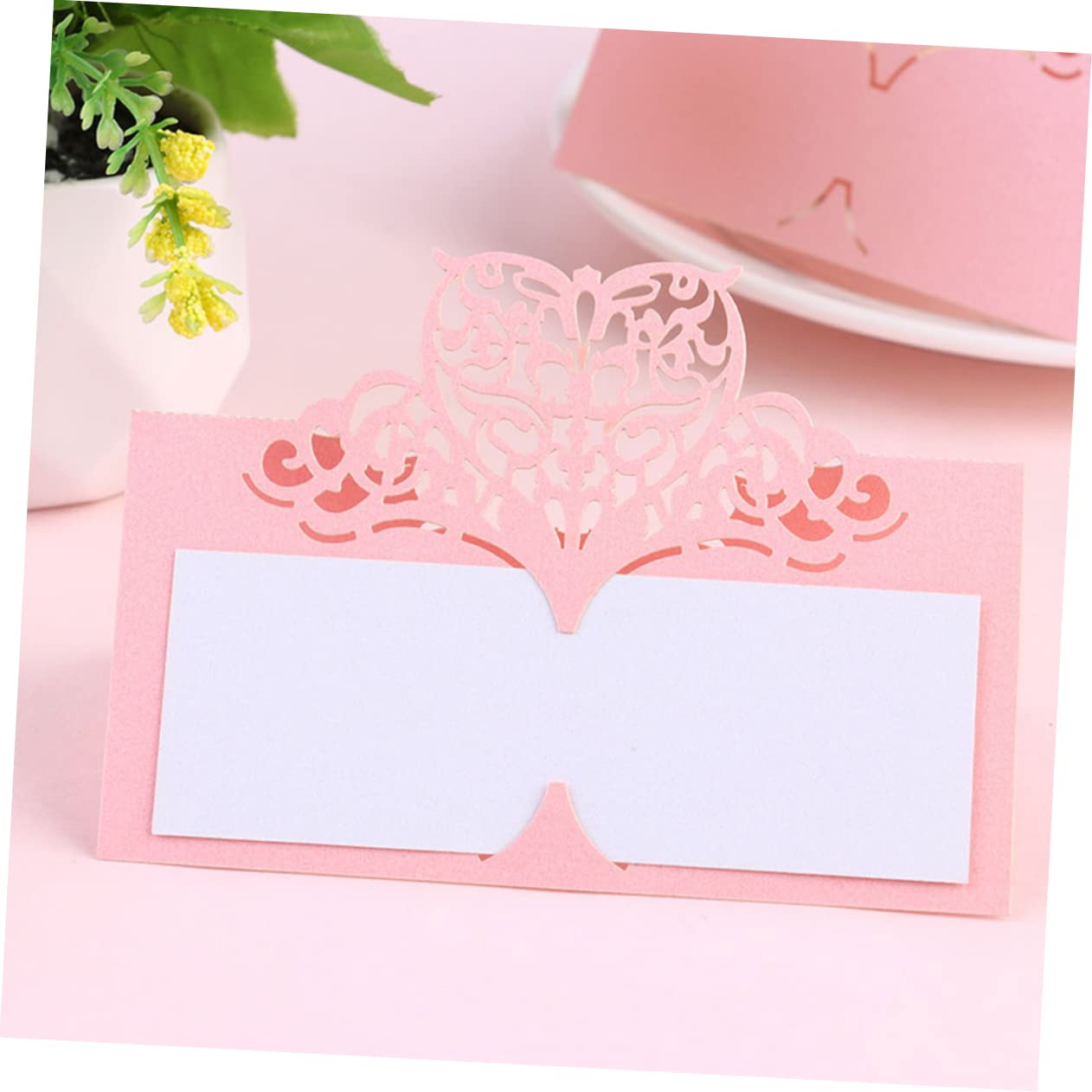Zerodeko 125pezzi Cartellini Segnaposto Decorativi Per Matrimoni e Feste Facili Da Scrivere e Personalizzare Per Creare Atmosfere Romantiche e Accoglienti