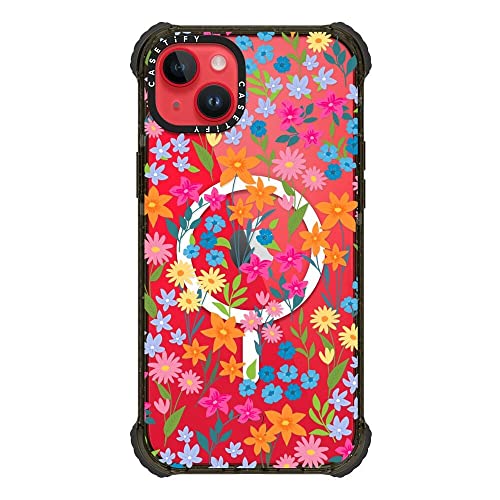 Coque iPhone 14 Plus florale antichoc CASETiFY protection marguerite