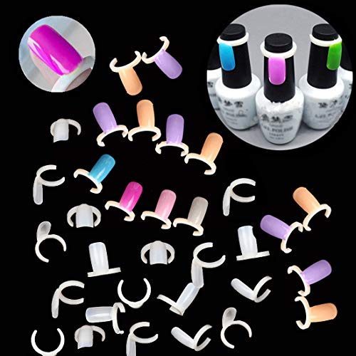 GBSTORE 50Pcs Nail Polish Color Display Card,Polish UV Gel Color Display Nail Art Ring Style False Nail Tips(Natural Color) GBSTORE 50Pcs Nail Polish Color Display Card,Polish UV Gel Color Display Nail Art Ring Style False Nail Tips(Natural Color)