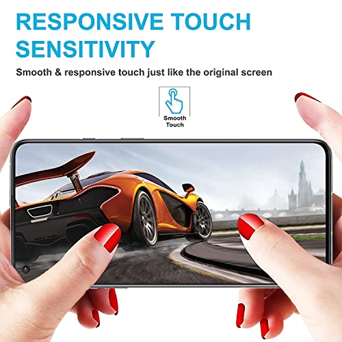 Image of HD Tempered Glass Screen Protector Compatible For OnePlus 8T With Edge To Edge Coverage And Easy Installation Kit