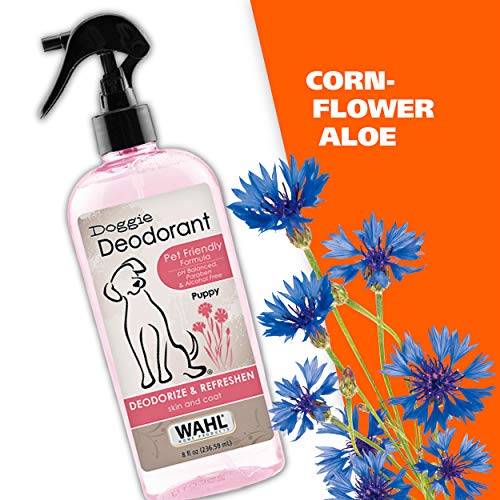 image for Wahl USA Cornflower Aloe Pet Deodorant Spray for All Dogs & Cats – C