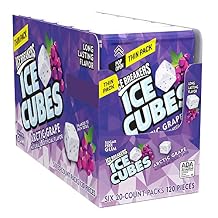 ICE BREAKERS ICE CUBES Arctic Grape, 1.62 oz Thin Pack 6 Count