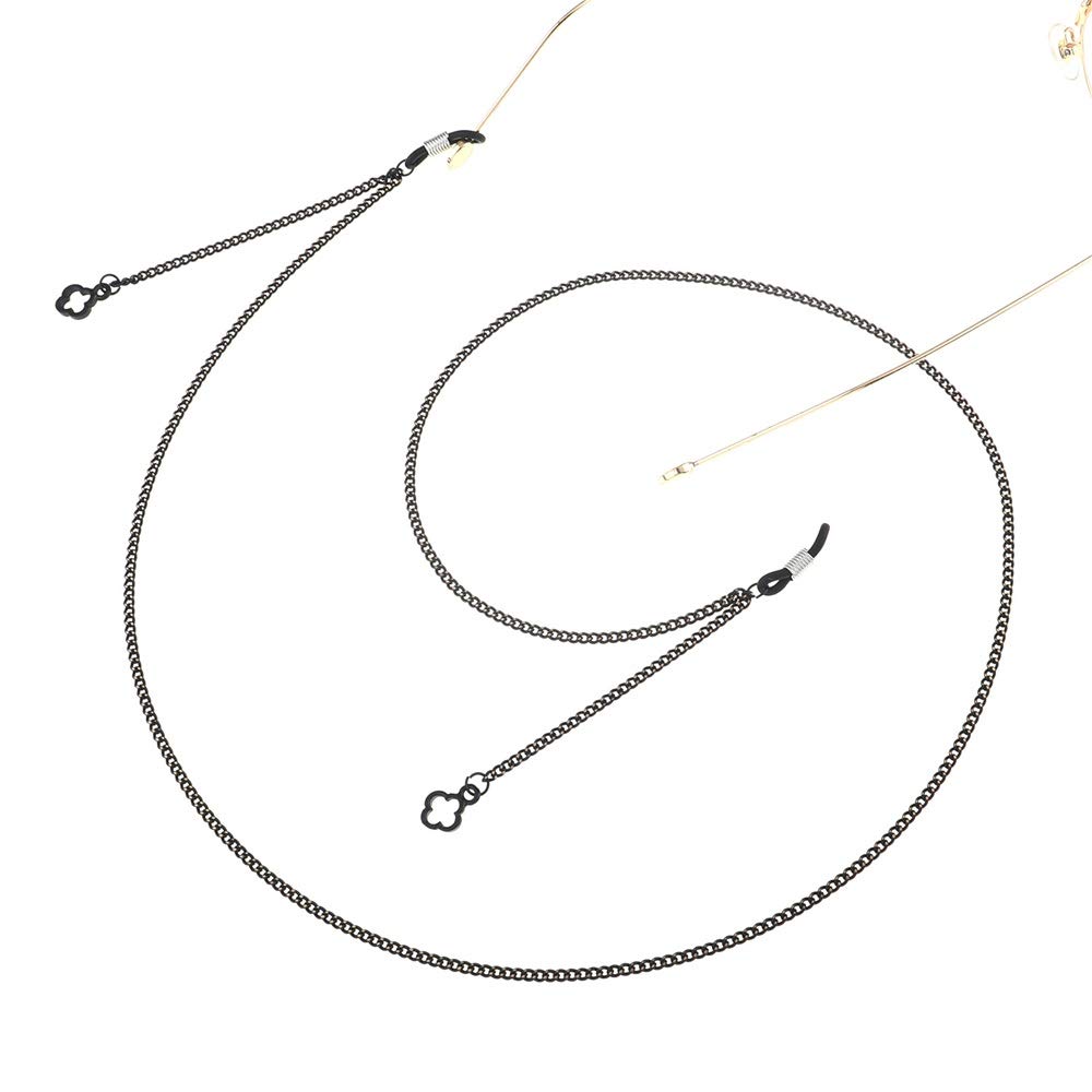 Sonnenbrillen-Kette, Brillenband, Damen Brillenkette Schloss Brillengestell Anti-Verlust Metall Brillenkette