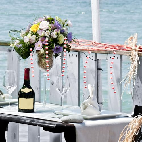 Image of Coopay 15pcs-50pcs /lot Fishing Bobbers Floats Set Hard ABS Snap on Red /White Float Bobbers Push Button Round Buoy Floats Fishing Tackle Accessories Size: 0.5 /1 /1.25 /1.5 /2 Inch