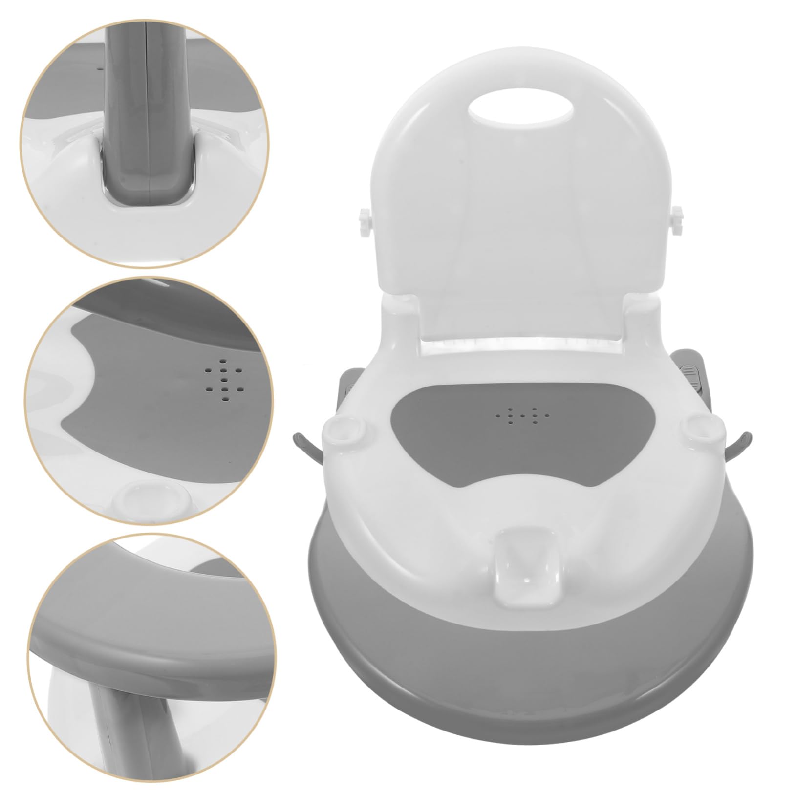 IMIKEYA Siège De Bain Pour Garçon Fille Mois Siège De Douche Amovible Antidérapant Pratique